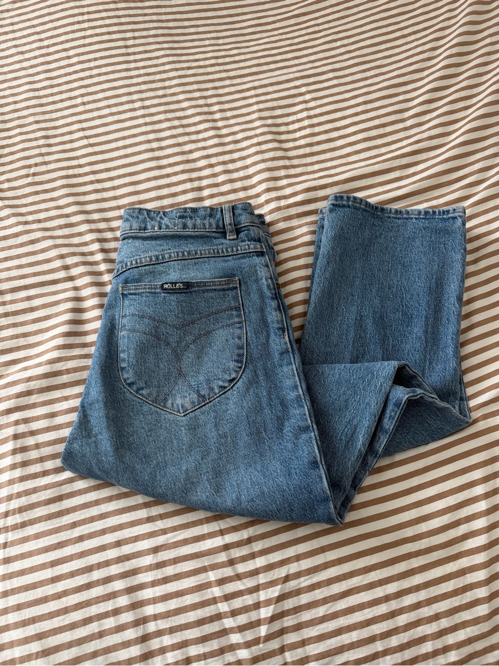 ROLLA'S Classic Mid Blue Straight Men's Jeans